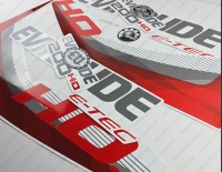 Evinrude 200HP E-tec HO 2011-2014 White Cowl Outboard Decal Kit Evinrude 200HP E-tec HO 2011-2014 White Cowl Outboard Decal Kit